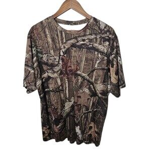 Mossy Oak Camo Shirt Mens XL Break Up Infinity Hunting Camouflage